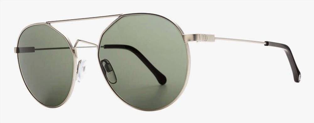 NEW ELECTRIC LABEL men's montauk sunglasses in matte silver grey non polar